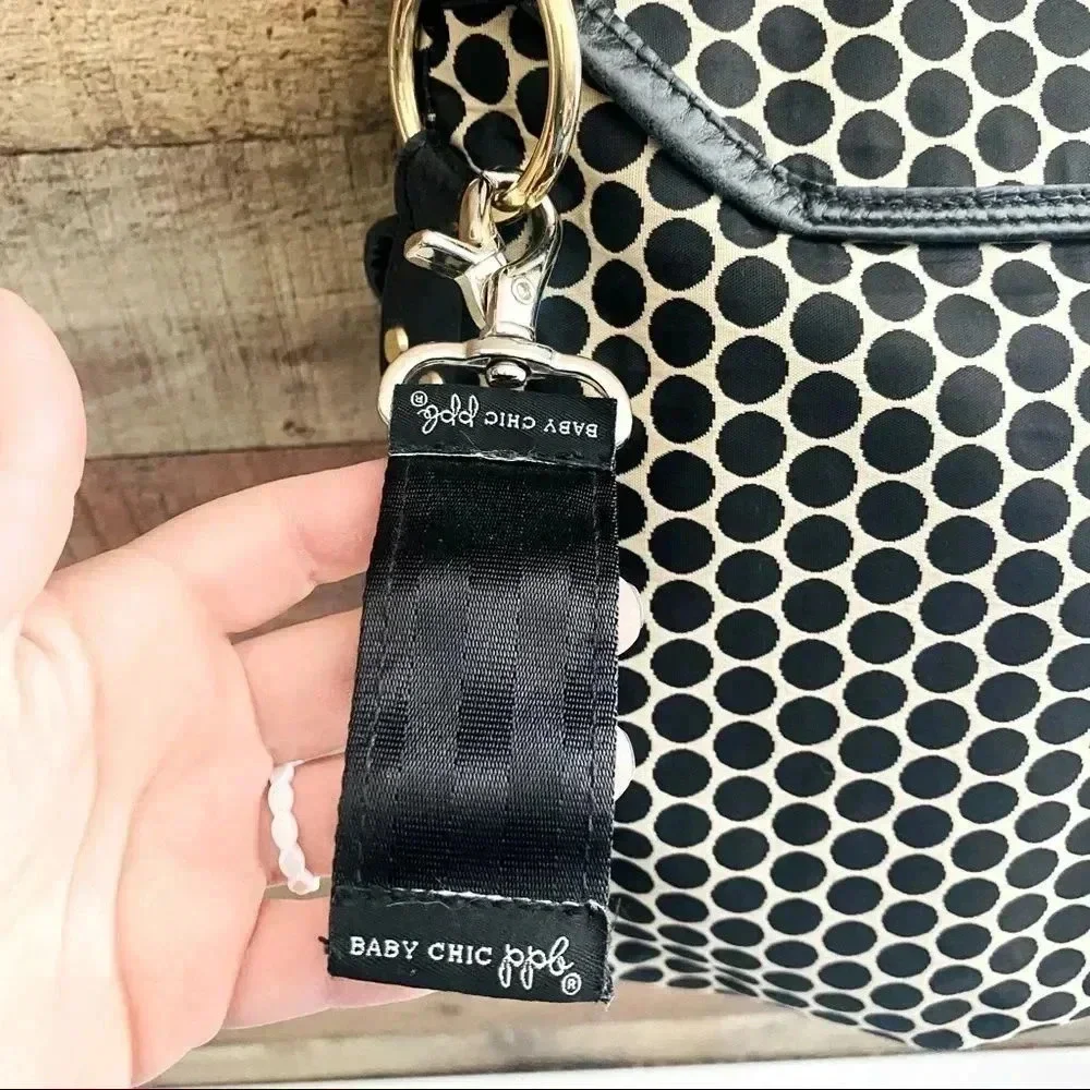 Mia Bossi Black Reese Diaper Bag